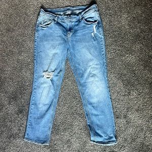 Old Navy Boyfriend Straight Drop blue jeans